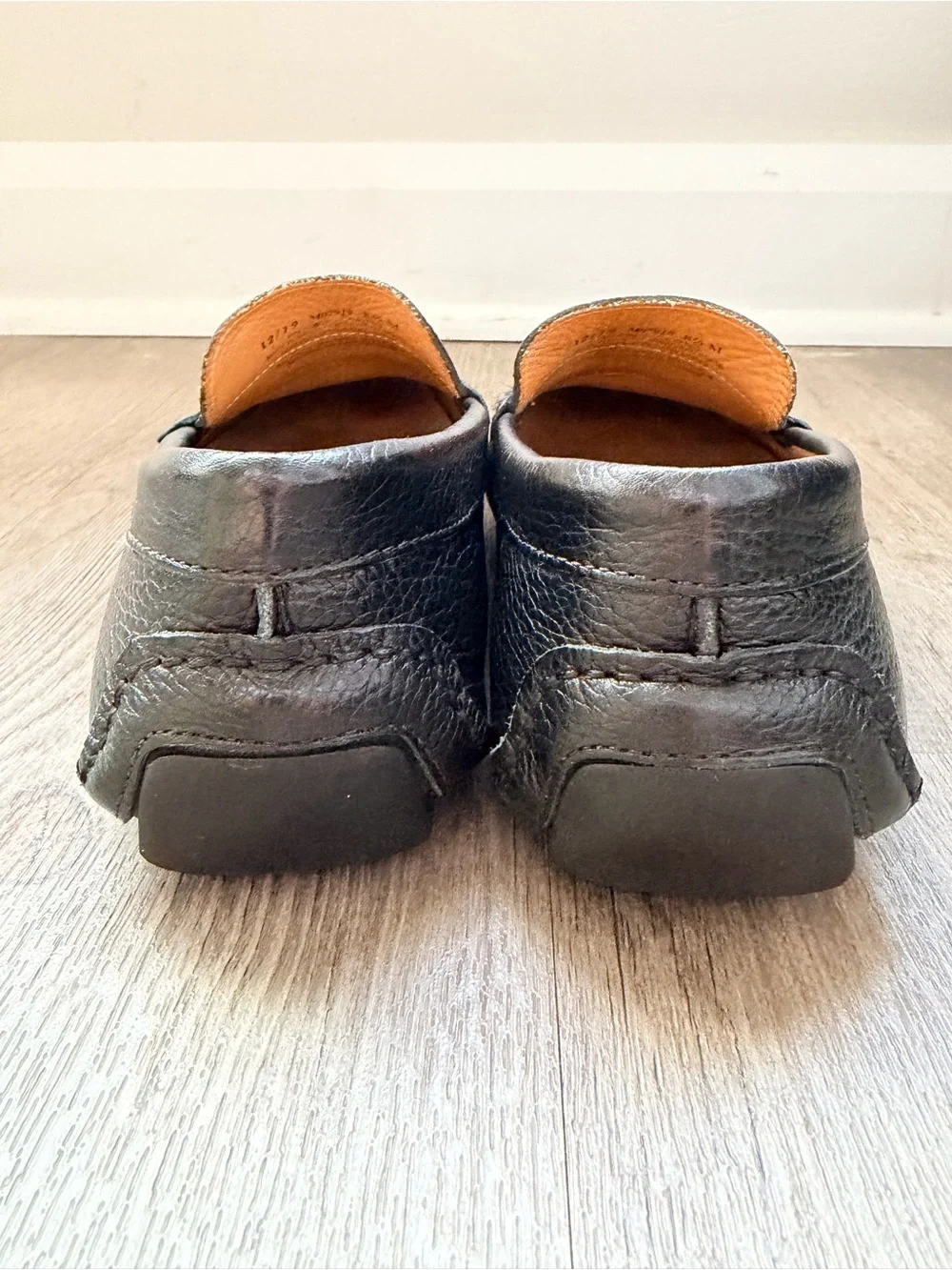 Nordstrom 1901 Men's Black Leather Loafers